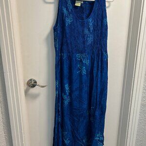 Blue Batik Sundress